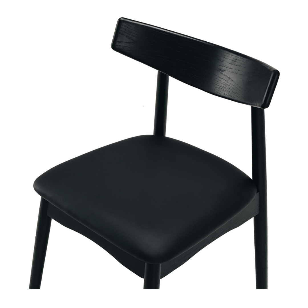 Wagner Chair Black Oak image 4